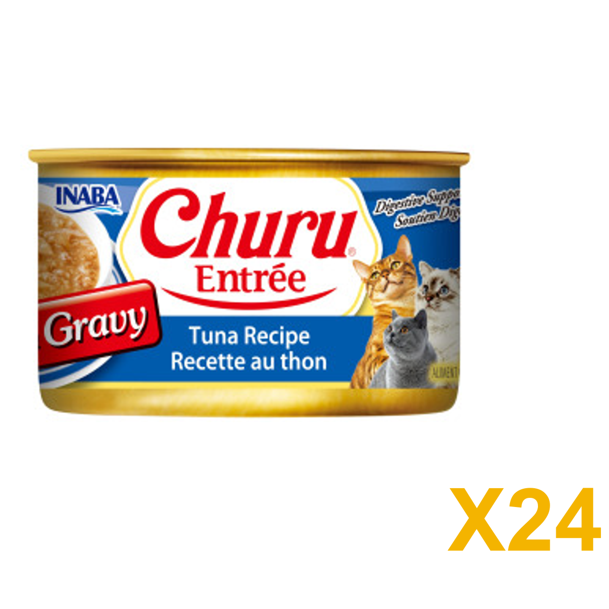 INABA INABA CAT Churu ENTREE GRAVY (Tuna) - 85 g 24 Pack (24 × 85 g) X24 quantity-marked product image