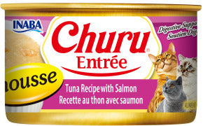 INABA INABA CAT Churu ENTREE MOUSSE (Tuna & Salmon) - 85 g 1 Pack (85 g) current Canpet package