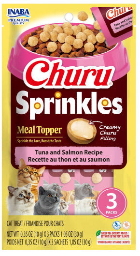 INABA INABA CAT Churu SPRINKLES (Tuna & Salmon) 1 Pack (30 g) current Canpet package