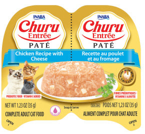 INABA INABA CAT Churu Entree Pate CUPS (Chicken & Cheese) 1 Pack (70 g) current Canpet package
