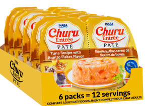 INABA INABA CAT Churu Entree Pate CUPS (Chicken & Bonito) 1 Pack (70 g) current Canpet package
