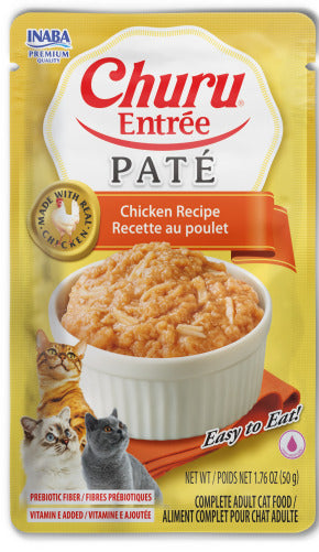 INABA INABA CAT Churu ENTREE PATE (Chicken) 1 Pack (50 g) current Canpet package