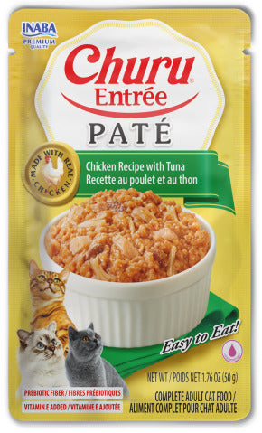 INABA INABA CAT Churu ENTREE PATE (Chicken & Tuna) 1 Pack (50 g) current Canpet package