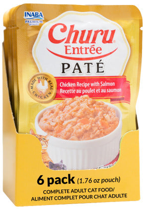 INABA INABA CAT Churu ENTREE PATE (Chicken & Salmon) 1 Pack (50 g) current Canpet package