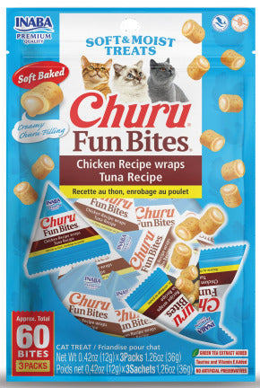 INABA INABA Cat FUN BITES (Tuna) 1 Pack (36 g) current Canpet package
