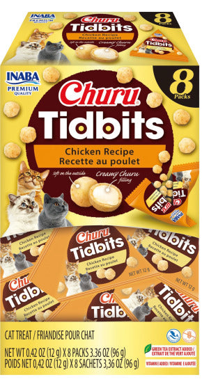 INABA INABA CAT Churu TIDBITS (Chicken) 1 Pack (96 g) current Canpet package