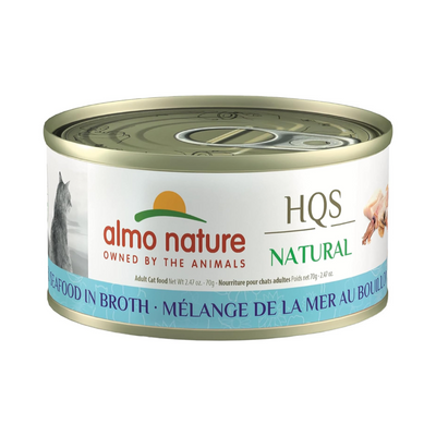 ALMO NATURE HQS Natural Mixed Seafood in broth Cat Food