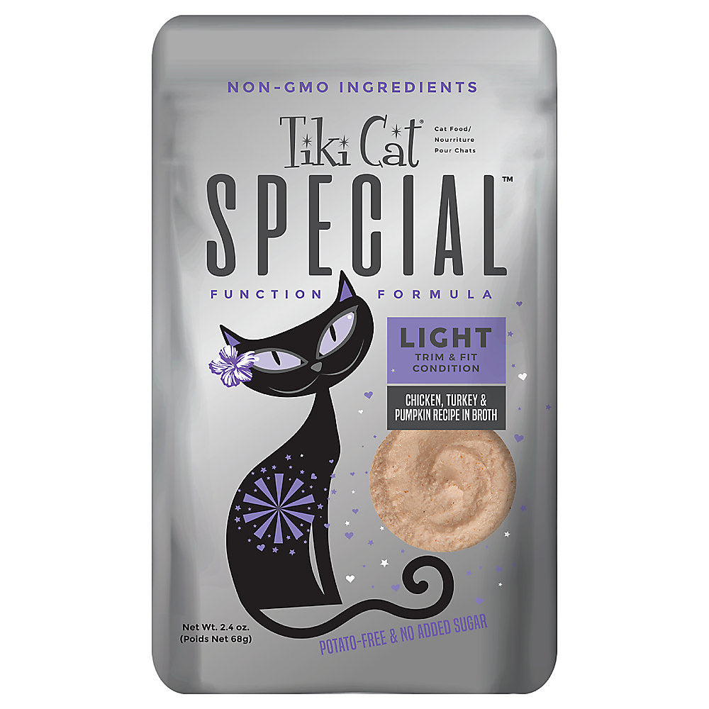 Tiki Cat® Special™ LIGHT: Chicken, Turkey & Pumpkin Recipe in Broth