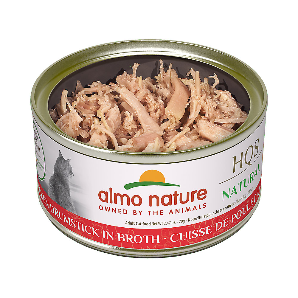 ALMO NATURE HQS Natural Chicken Drumstick in broth Cat Food