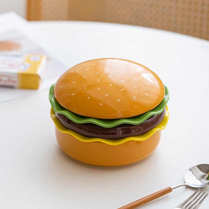 Burger Ceramic Pet Bowl Series