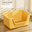 50 cm cat litter box with raised sides, lower front entry, and approximate dimensions [Gallery: Shared]