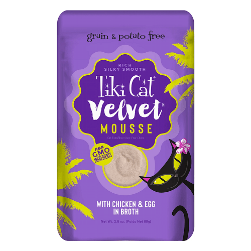 Tiki Cat® Velvet Mousse™ Chicken & Egg Wet Cat Food