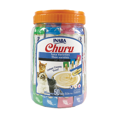 INABA Cat CHURU 50 ct Tuna Variety Jar