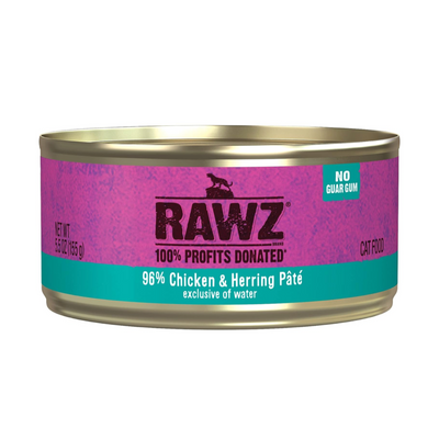 RAWZ® 96% CHICKEN & HERRING PATE CAT FOOD