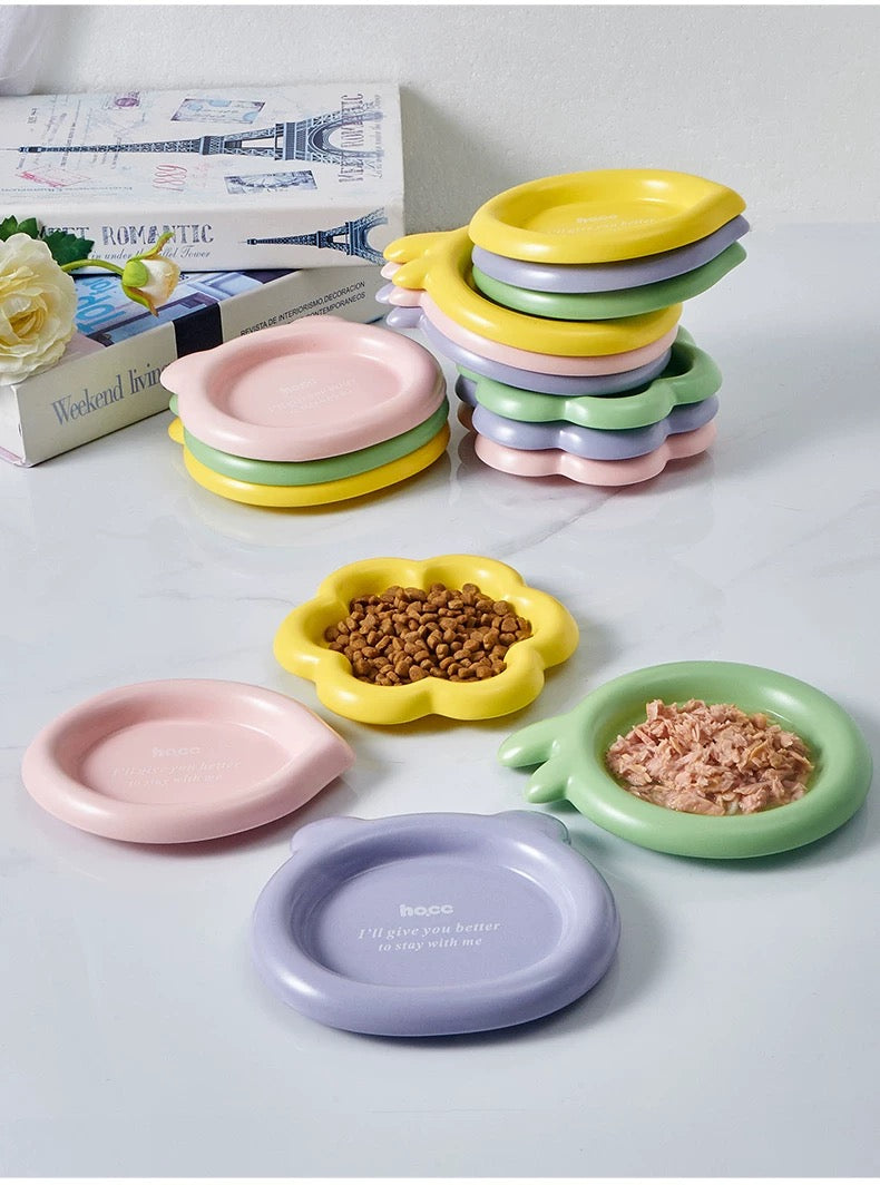 Colorful Ceramic Pet Plates