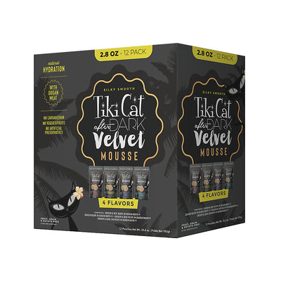 Tiki Cat® After Dark™ Velvet Mousse  VARIETY PACK Wet Cat Food（12ct）