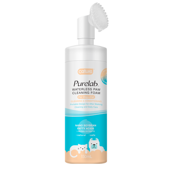 CATURE - Purelab Pet Dry Wash Paw Foam with Brush 150ml product image 2