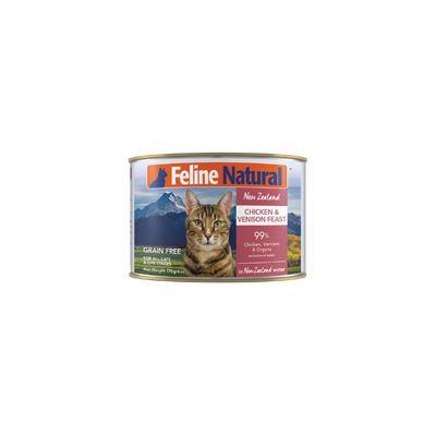 FELINE NATURAL™CANS  Chicken & Venison Feast Canned Cat Food