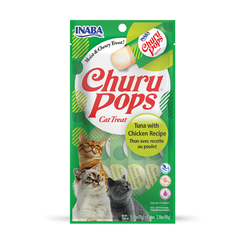INABA Cat CHURU POPS Tuna with Chicken Recipe