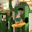 HONEYPOTCAT Luxe Cactus Bloom Cat Tree - 162cm