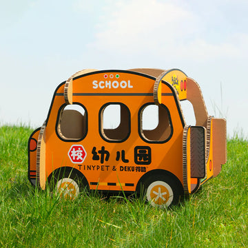 REVISED | TinyPet School Bus Cat Scratcher | Batch repair 2026-09-10 [Gallery: Comparison]