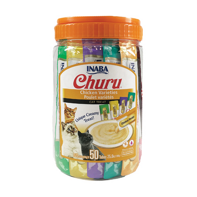 INABA Cat  CHURU 50 ct Chicken Variety Jar