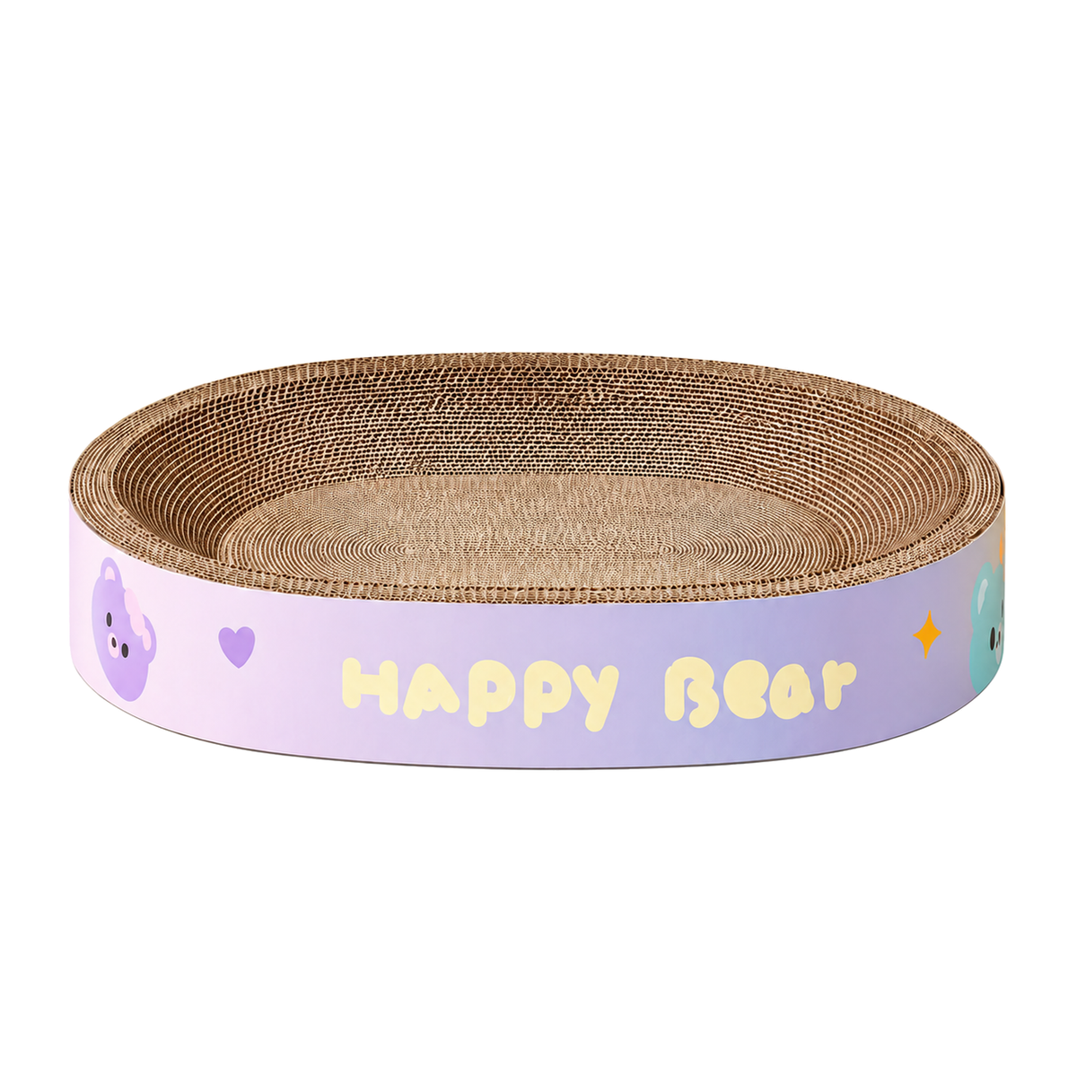 REVISED | Gradient Oval Cat Scratcher Lounge | Pure white background 2026-09-10 [Gallery: Comparison]