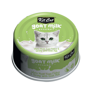 Kit Cat White Meat Tuna Flakes & Shrimp With Goat Milk product image 1