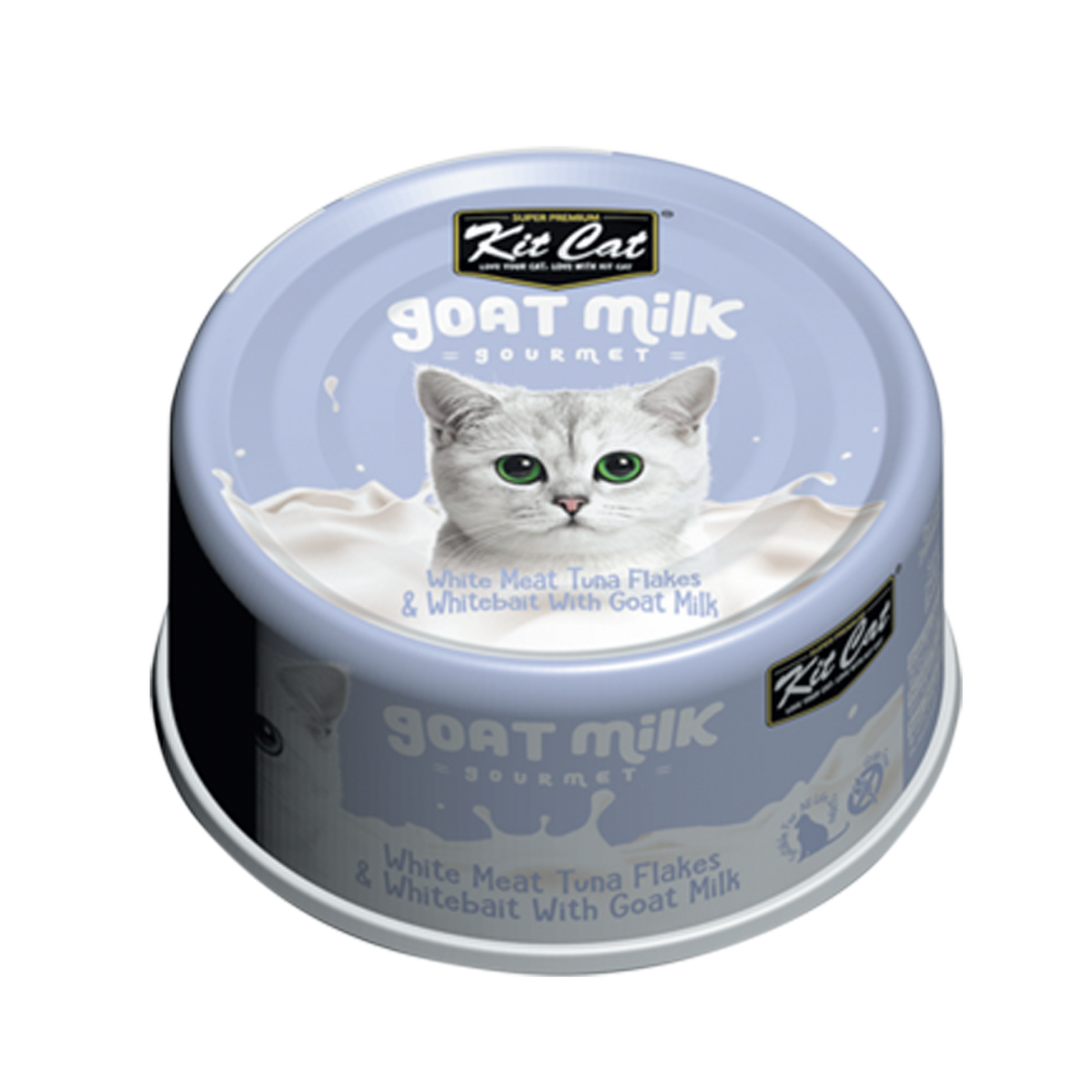 Kit Cat White Meat Tuna Flakes & Whitebait With Goat Milk