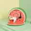 VETRESKA Fruity Kitty Kove Litter Box - Watermelon design litter-catching panel detail [Gallery: Watermelon]