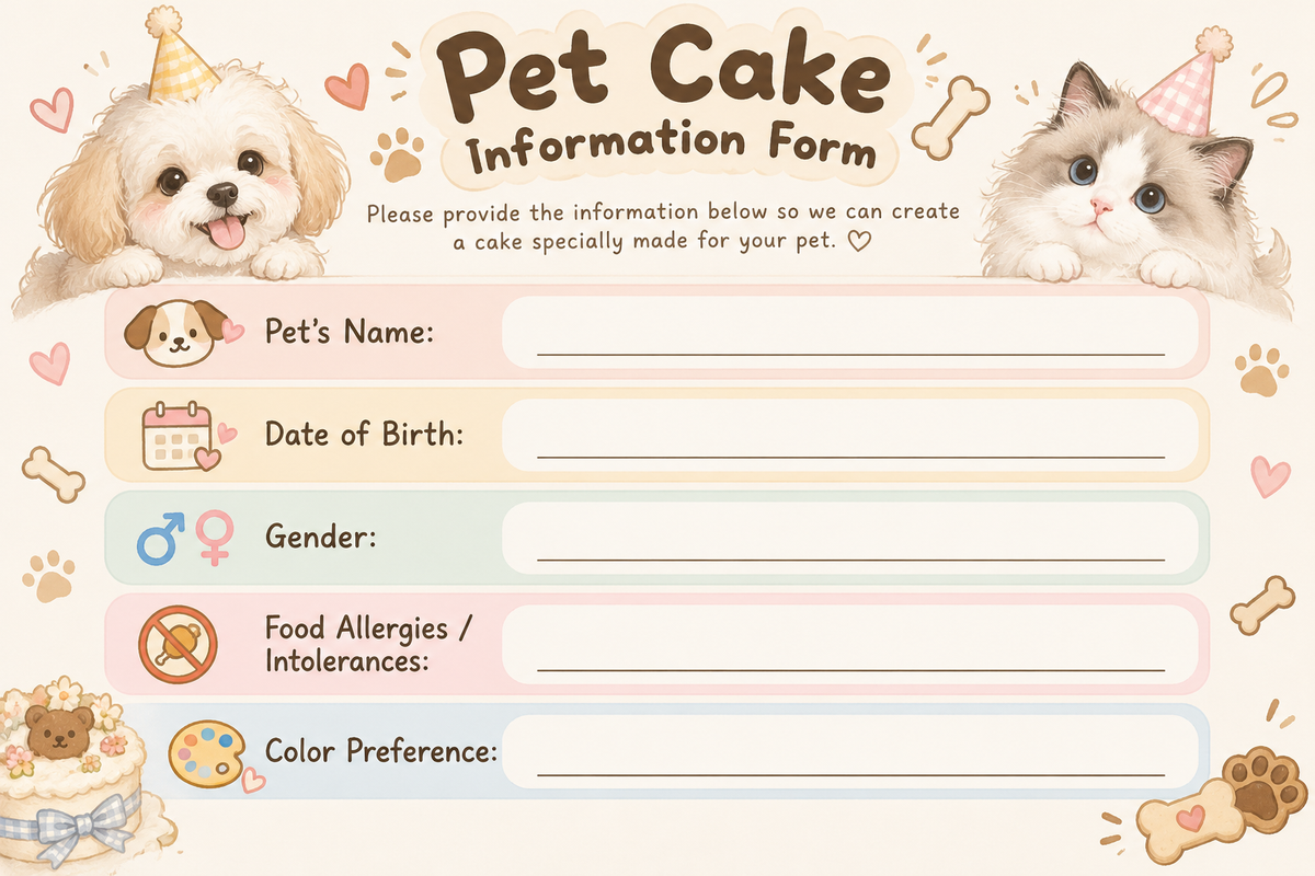 Pet Cake，Pet Birthday Cake, Pet Cake，Dog&Cat Birthday Cake