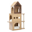 PAWZ Road Cat House Cat Tower 44” Height with Scratching Post