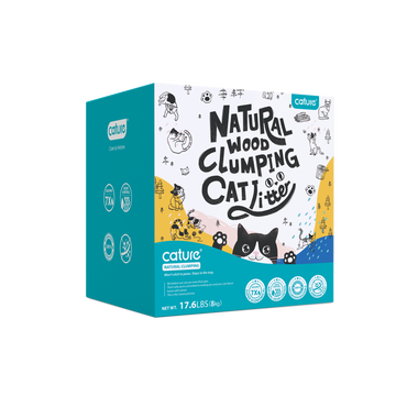 CATURE Natural Wood Clumping Smart Pellets 8 KG product image 1
