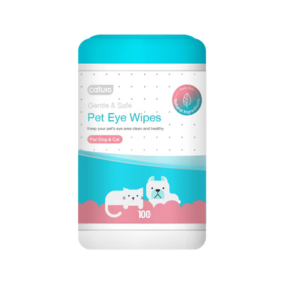 Cature Pet Eye Wipes/Tear Stain Remover Wipes 100 count for Dog and Cat