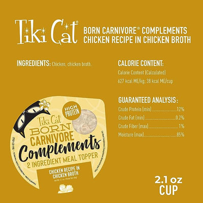 Tiki Cat® Born Carnivore® Complements Chicken Cat Meal Toppers