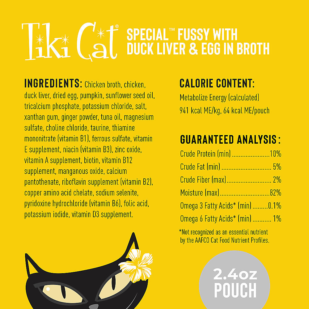 Tiki Cat® Special™ FUSSY: Duck Liver & Egg in Broth