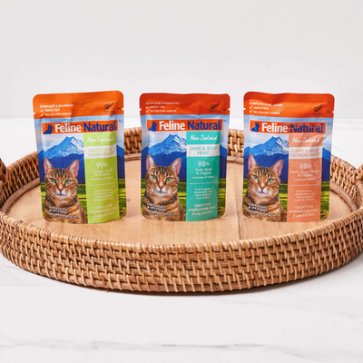 FELINE NATURAL™POUCHES  Variety Box Pouch Cat Food