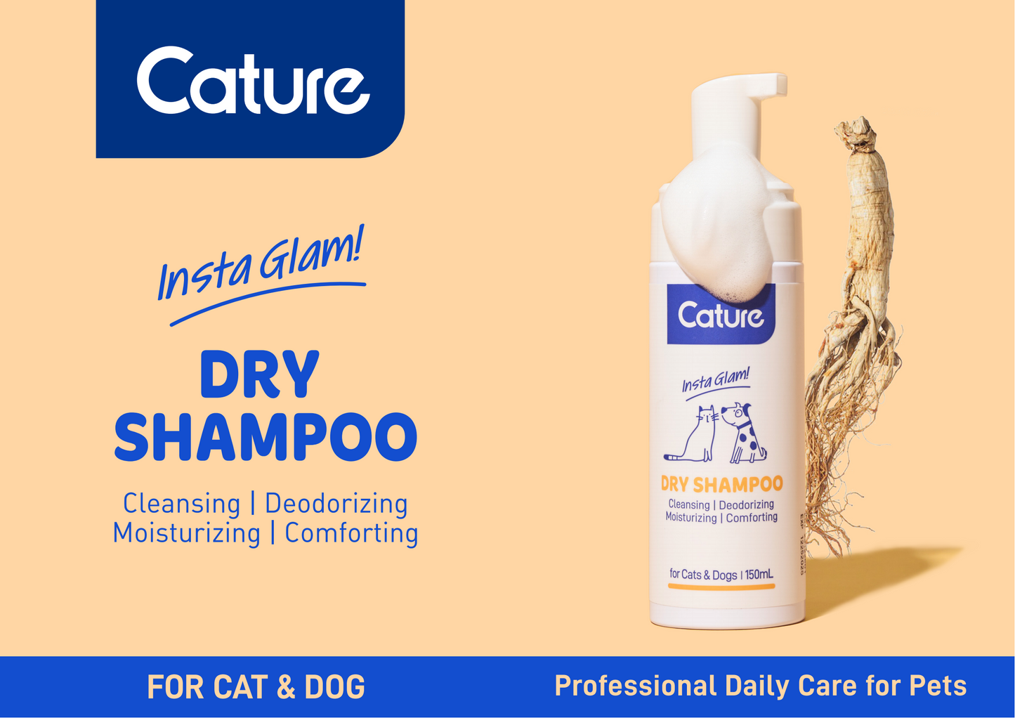 CATURE - Purelab Pet Dry Wash Shampoo 150ml