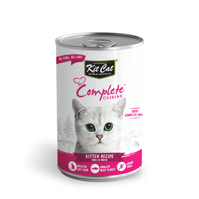 Kit Cat Complete Cuisine Tuna In Broth Kitten Recipe