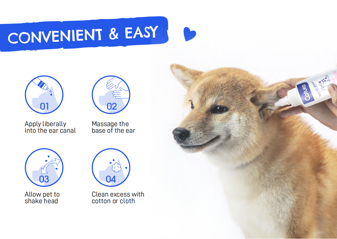 CATURE - Purelab Cat and Dog Ear Cleanser 120ml