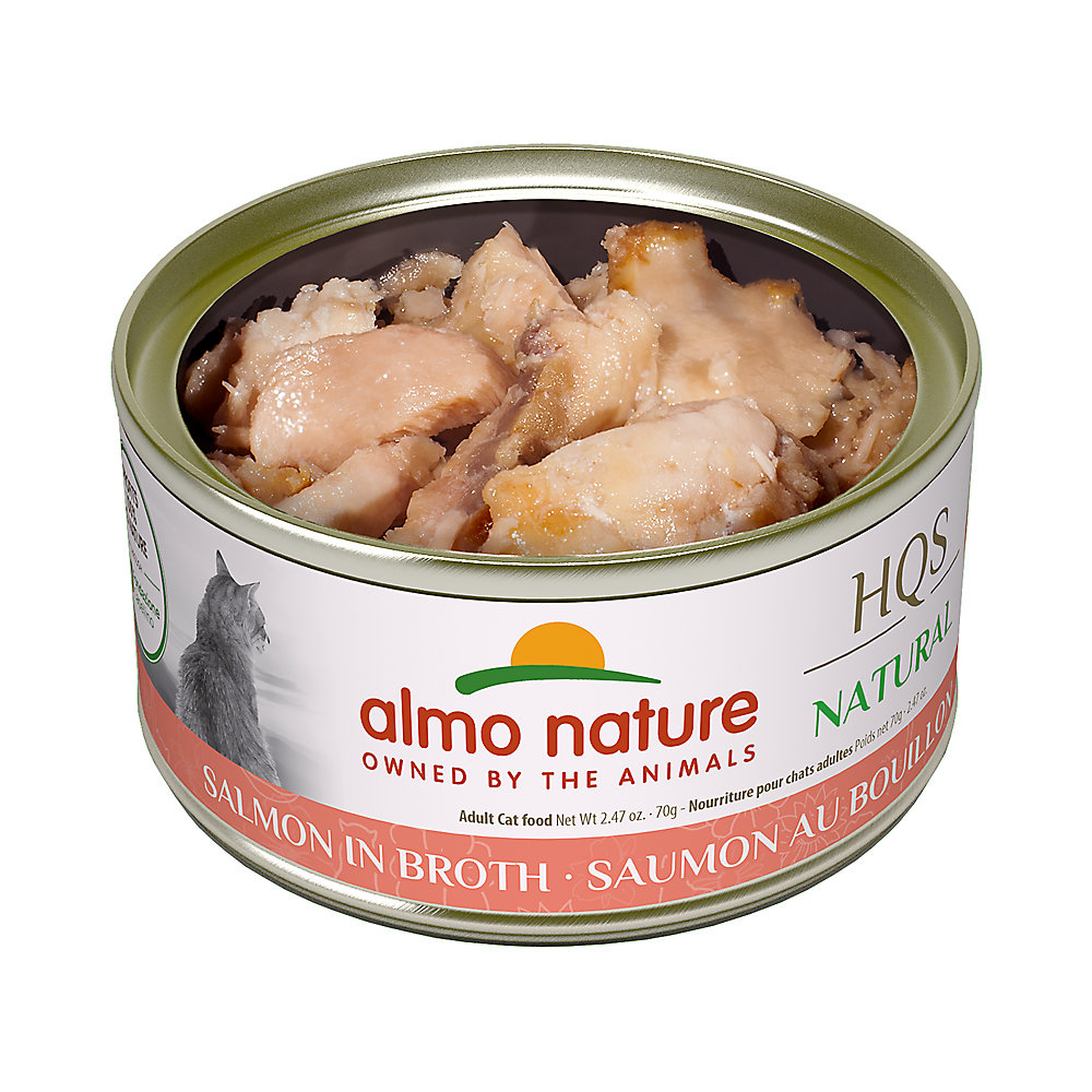 ALMO NATURE HQS Natural Salmon in broth Cat Food