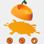 VETRESKA Cat Food Bowl Dog Water Feeding Bowl Dishes Non-Slip Mat Medium Small Dog Juicy Tangerine
