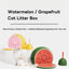 Vetreska Fruity Kitty Kove Litterbox-Watermelon / Grapefruit