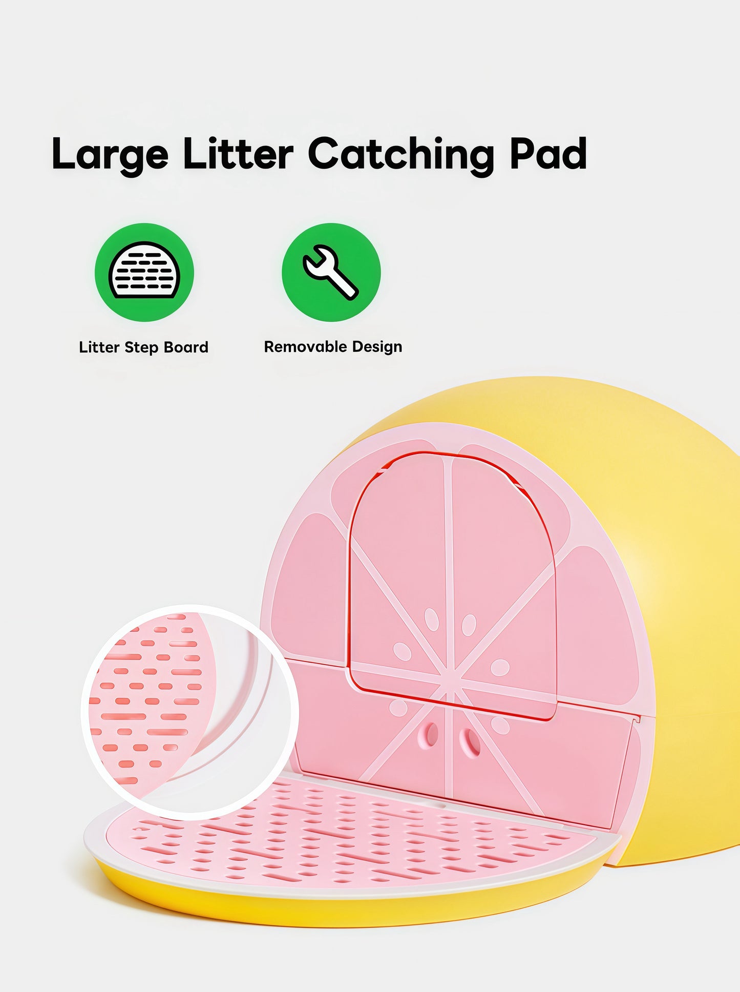 Vetreska Fruity Kitty Kove Litterbox-Watermelon / Grapefruit