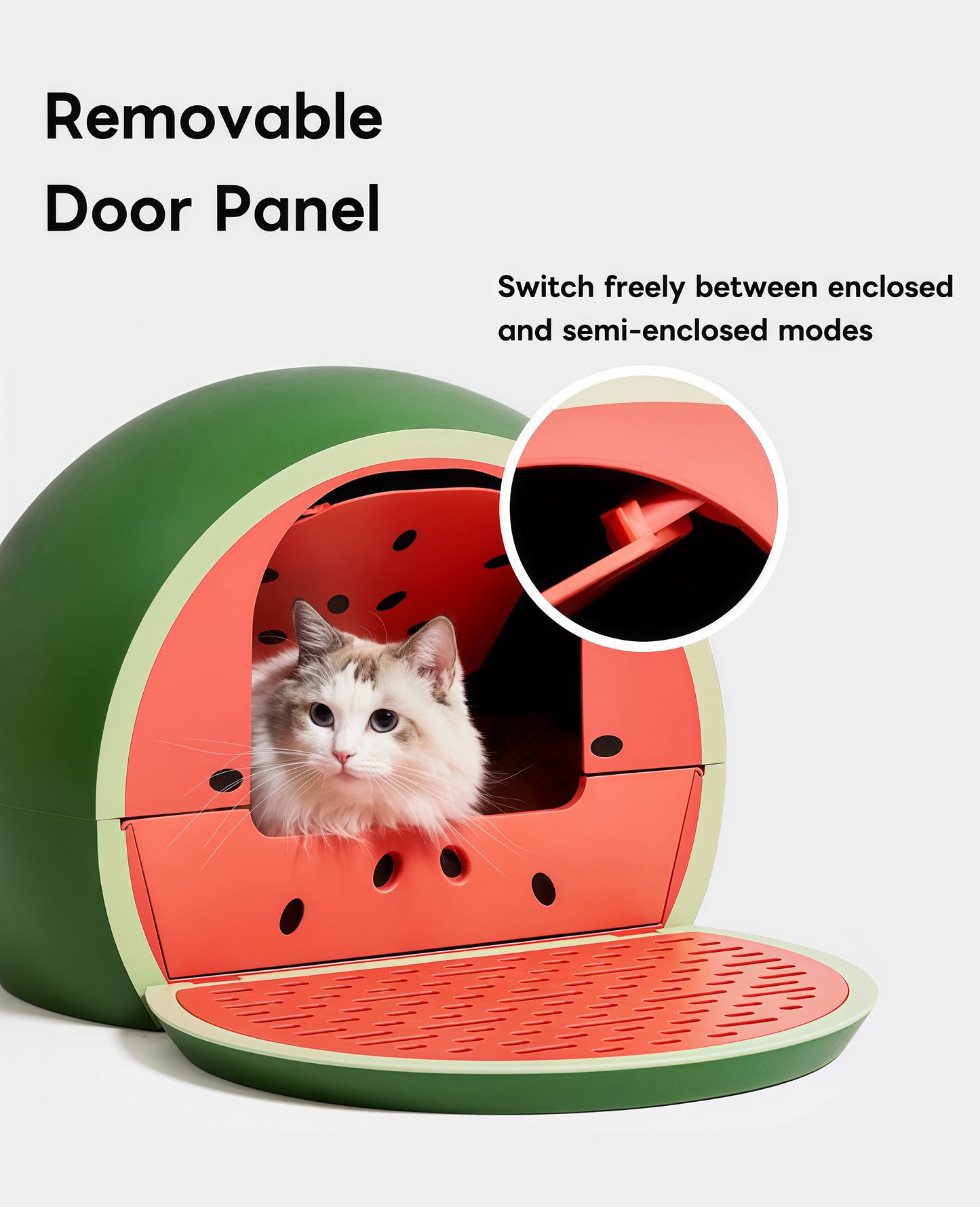 Vetreska Fruity Kitty Kove Litterbox-Watermelon / Grapefruit