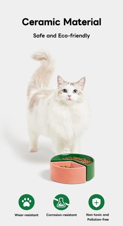 VETRESKA Like A Watermelon / Grapefruit Ceramic Bowl For Cats & Dogs