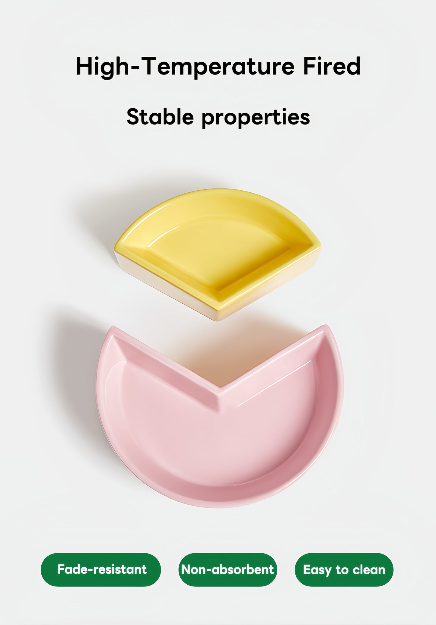 VETRESKA Like A Watermelon / Grapefruit Ceramic Bowl For Cats & Dogs