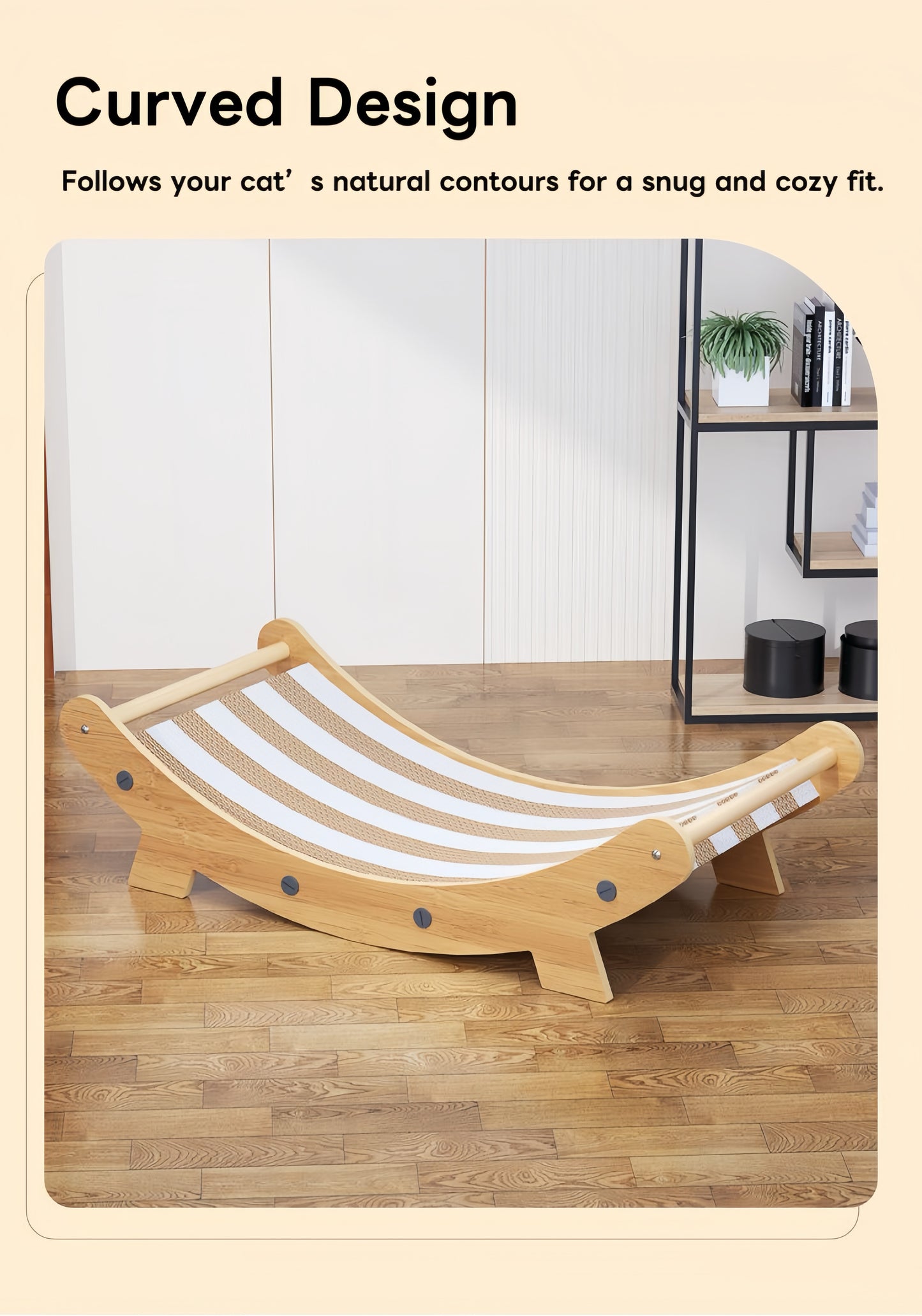 Cat Scratcher Training Toy Sturdy Cat Lounge Bed for Rest Play Grinding Claw Cat Scratch Ball | Pet Supplies | Cat Supplies | Furniture & Scratchers