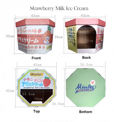 Misspet® Ice-cream Box Cat Scratcher