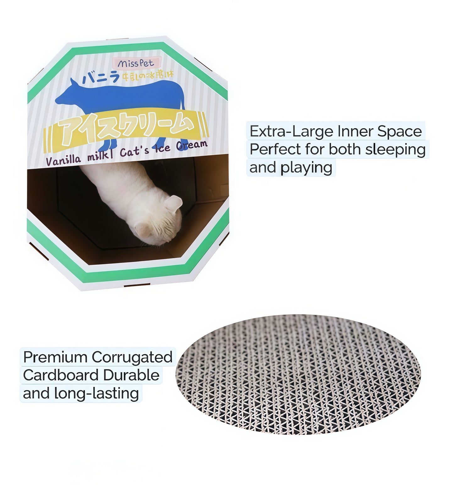 Misspet® Ice-cream Box Cat Scratcher